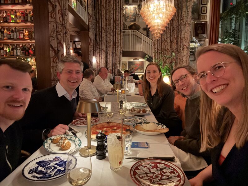 Rewired 2025 team dinner